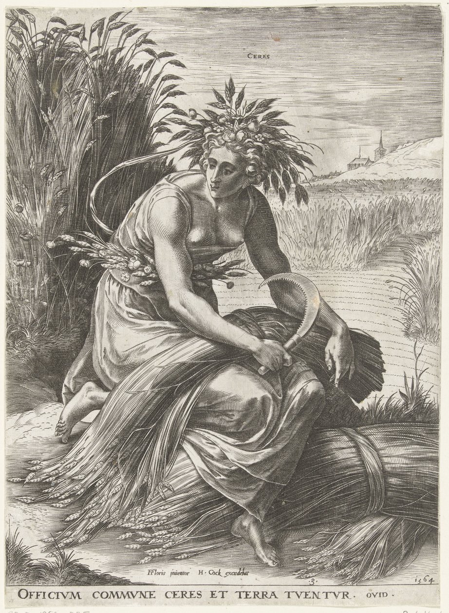 Ceres
Deusas e ninfas (título da série) de Cornelis Cort