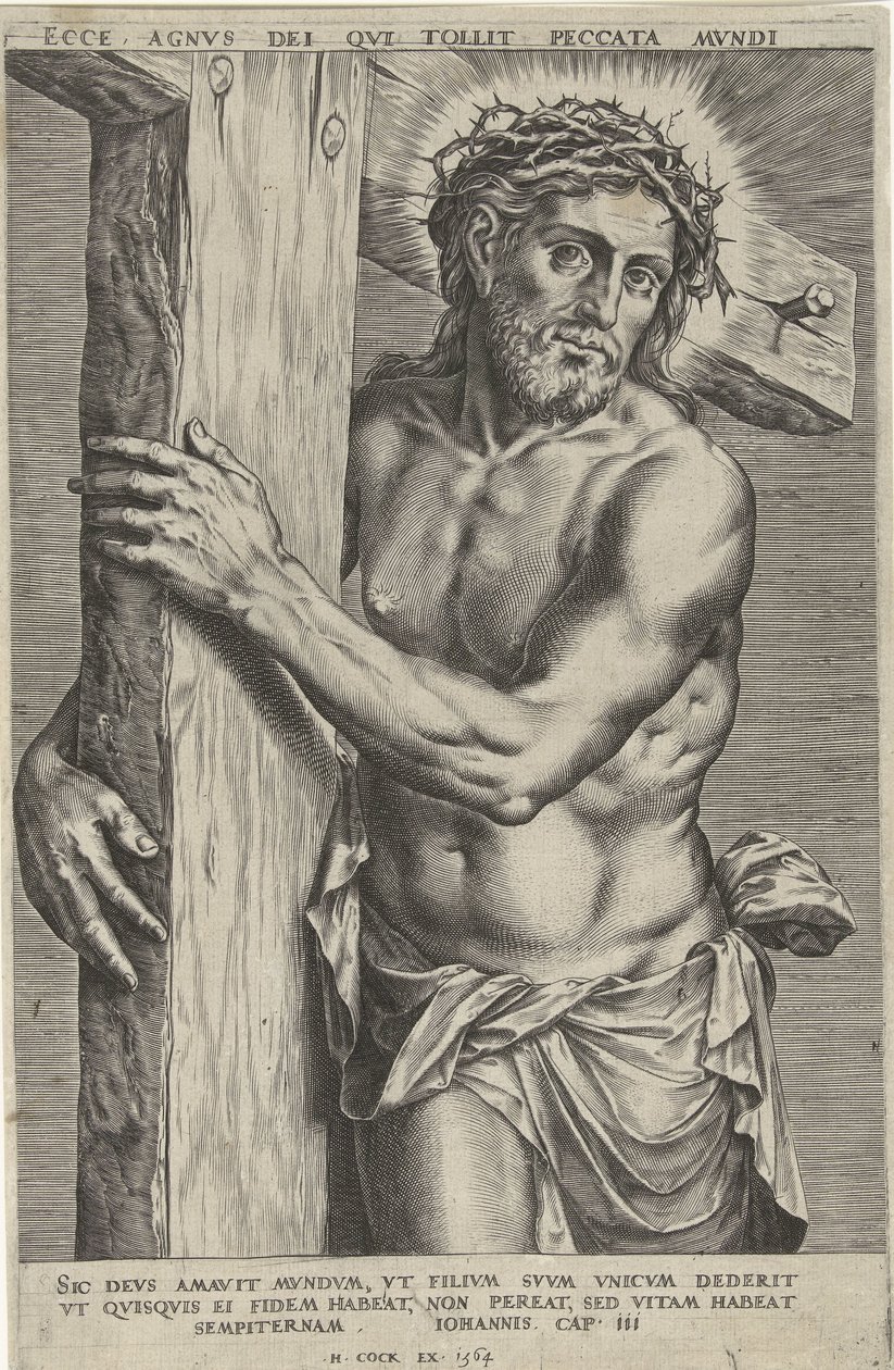 Cristo como Homem de Dores de Cornelis Cort