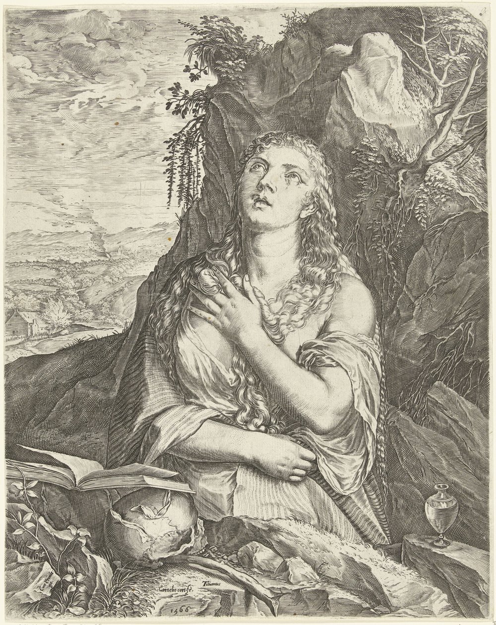 A penitente Maria Madalena de Cornelis Cort