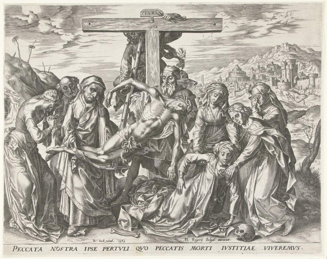 Descida da Cruz de Cornelis Cort