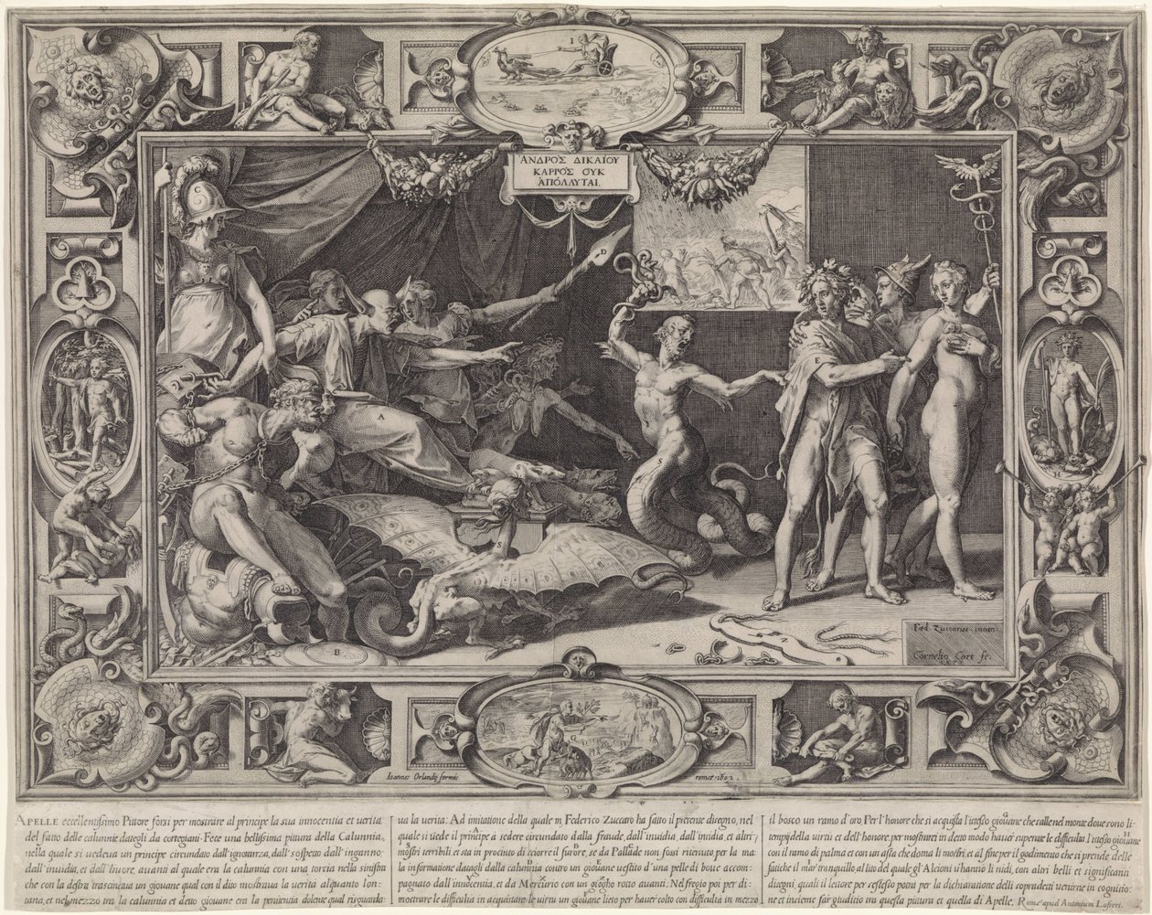 Laster de Apeles de Cornelis Cort