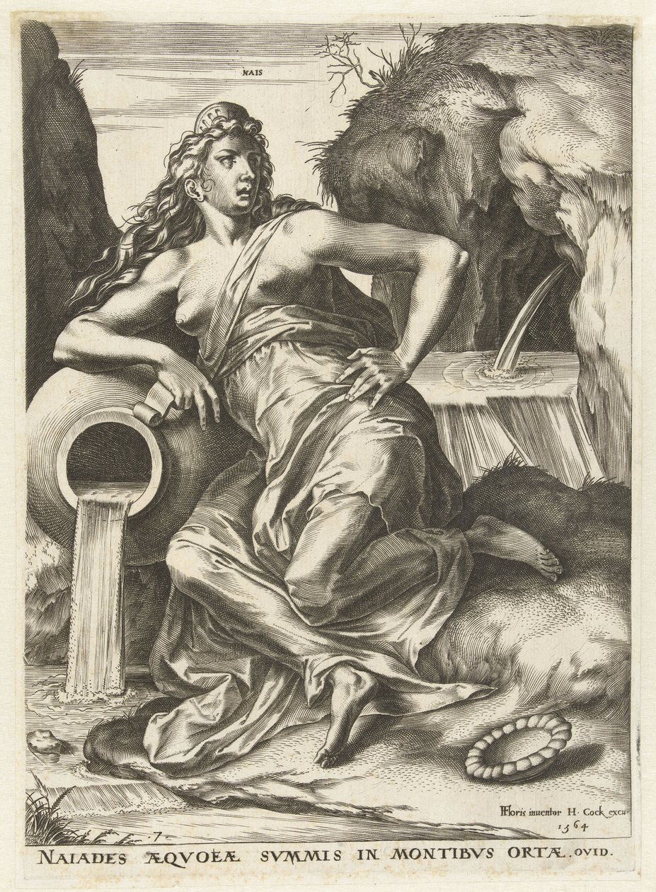 Naiade
Deusas e ninfas (título da série) de Cornelis Cort