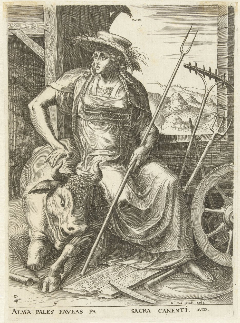 empalidece Deusas e Ninfas (título da série) de Cornelis Cort