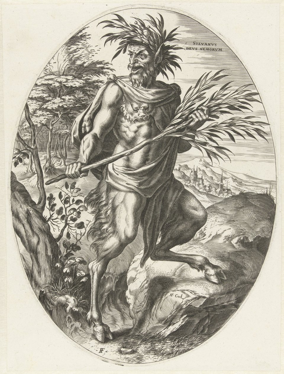 Sylvanus Deuses da Agricultura (título da série) de Cornelis Cort