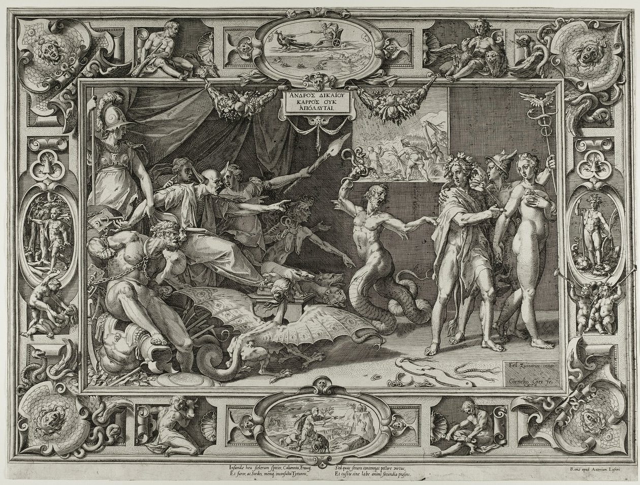 A Calúnia de Apeles de Cornelis Cort