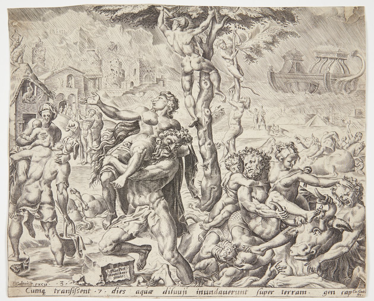 O Dilúvio de Cornelis Cort