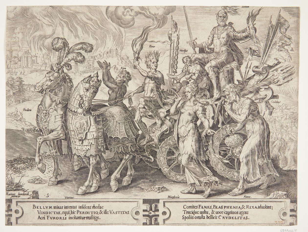 O triunfo da guerra de Cornelis Cort