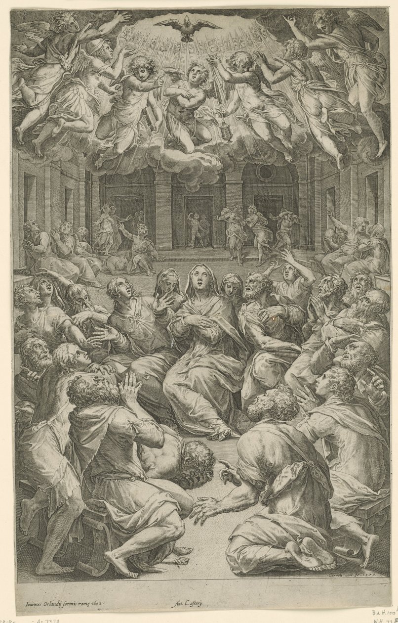 Derramamento do Espírito Santo de Cornelis Cort