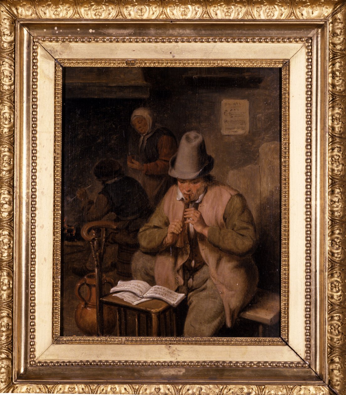 Um jovem apito jogador, 1680 de Cornelis Dusart