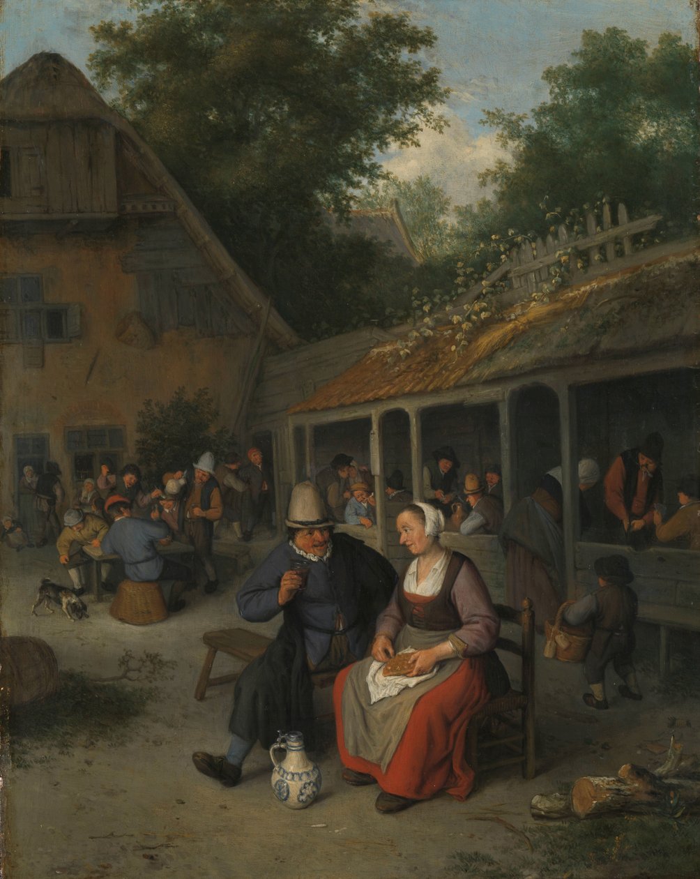 Pousada de campo de Cornelis Dusart