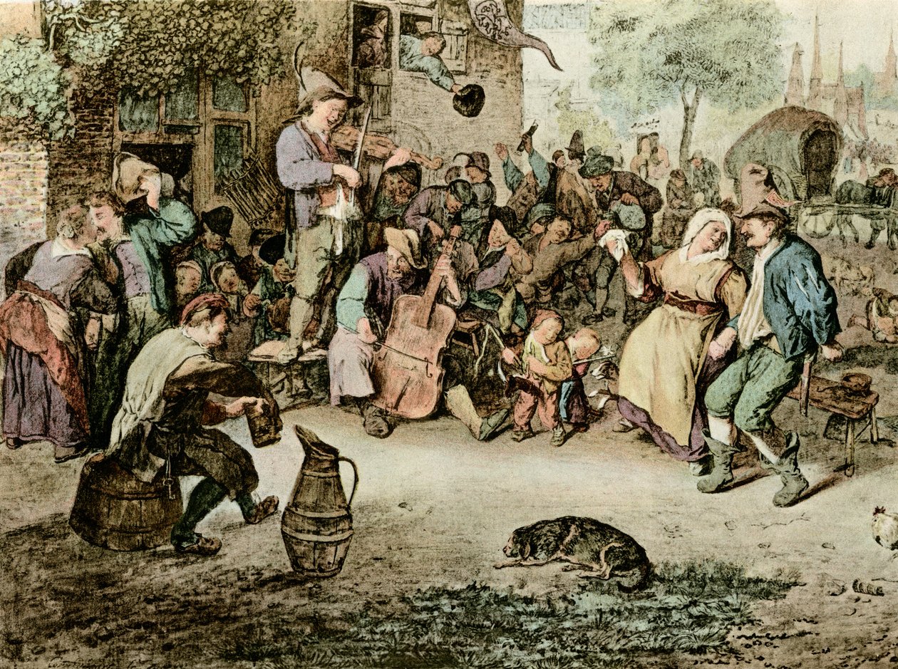 Parque de diversões holandês de Cornelis Dusart