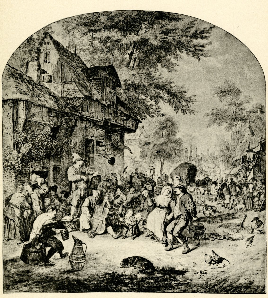 Parque de diversões holandês de Cornelis Dusart