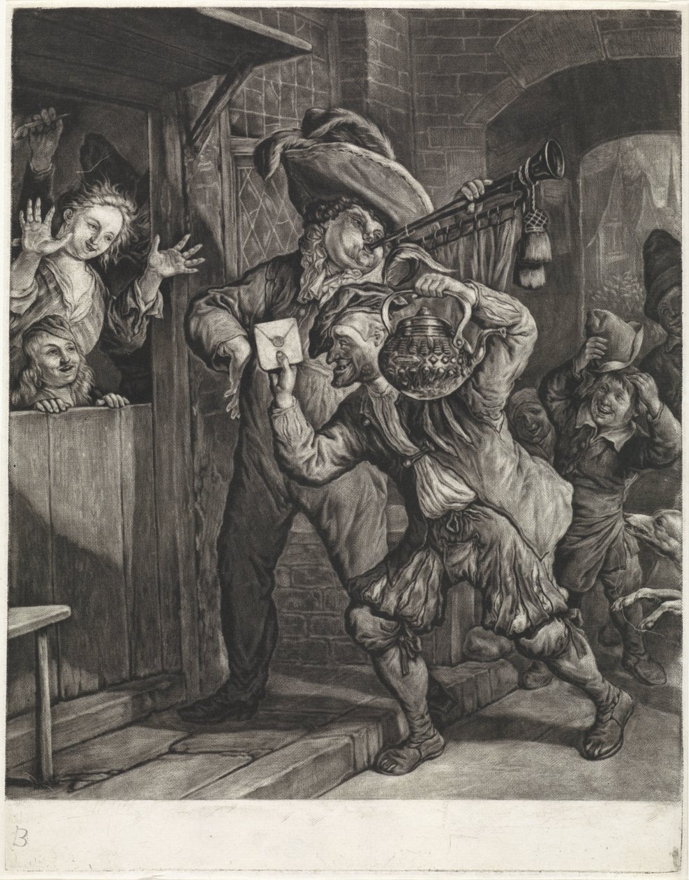 Lotaria de Grootebroek, 1694 de Cornelis Dusart