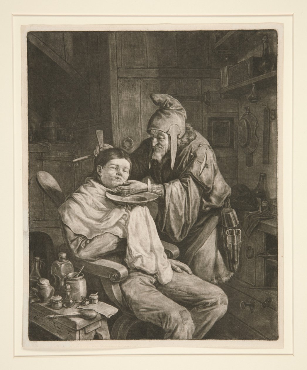 O cirurgião da aldeia de Cornelis Dusart