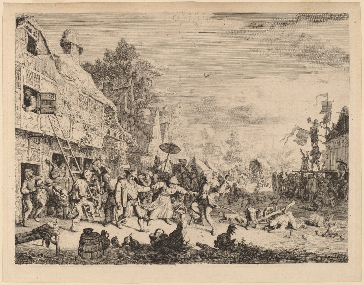 Festival da Aldeia de Cornelis Dusart