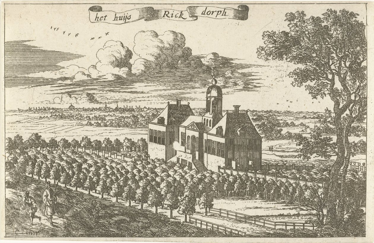 Casa de campo em Rijksdorp
a casa Rick dorph (título sobre o objecto) de Cornelis Elandts