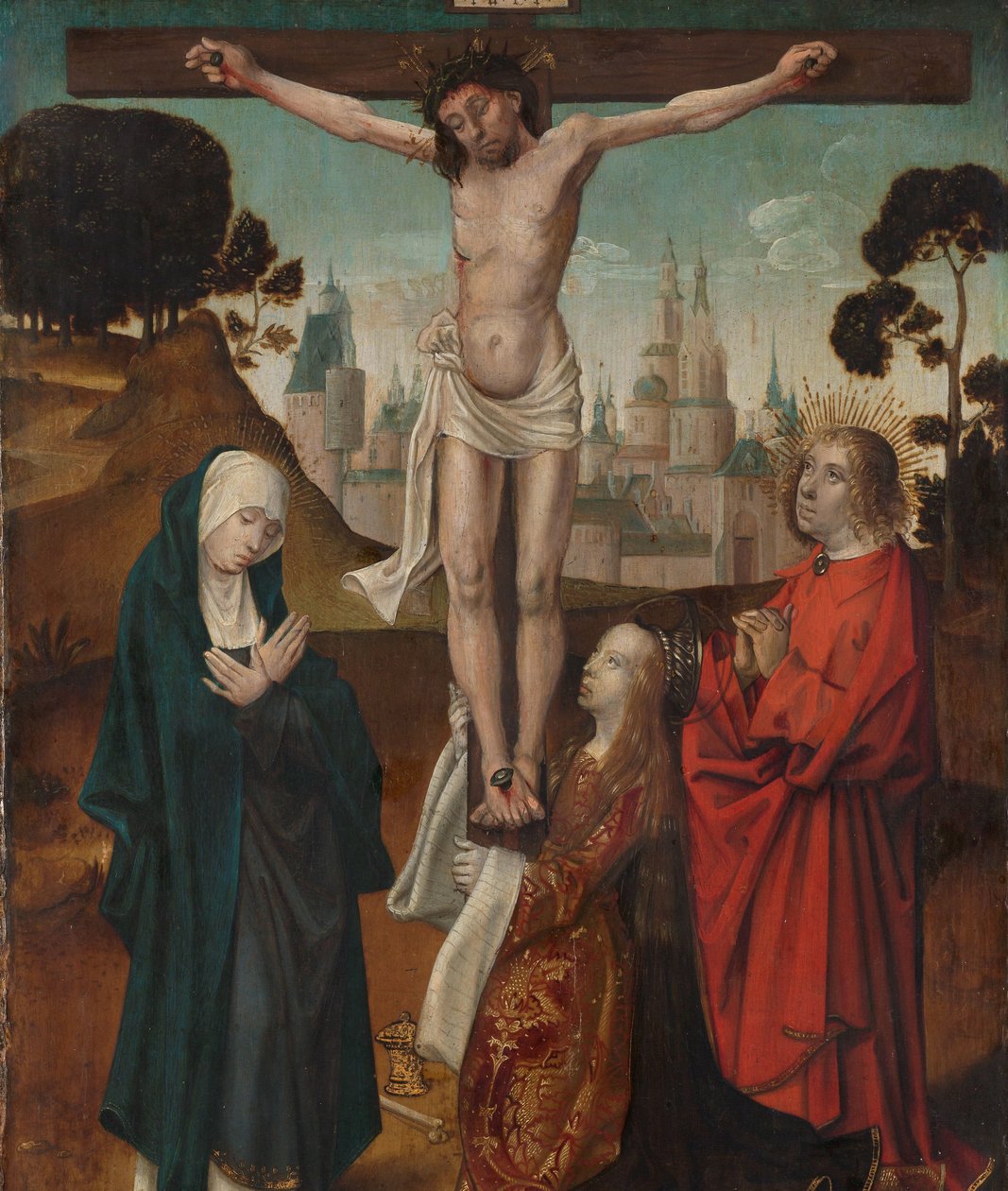 Crucificação de Cornelis Engebrechtsz (circle of)