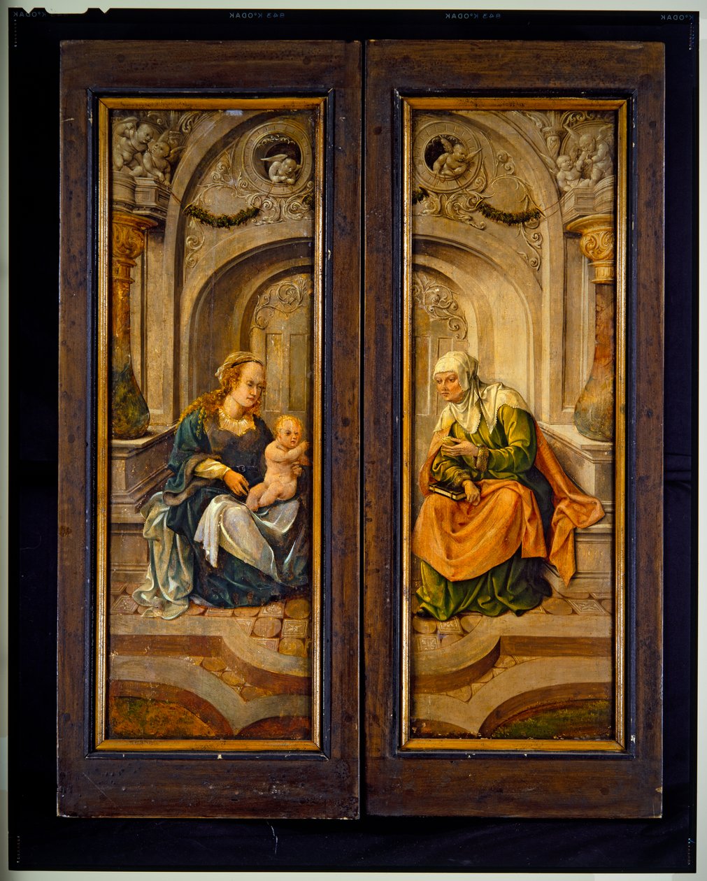 Tríptico da Crucificação (painel, central) de Cornelis Engelbrechtsen