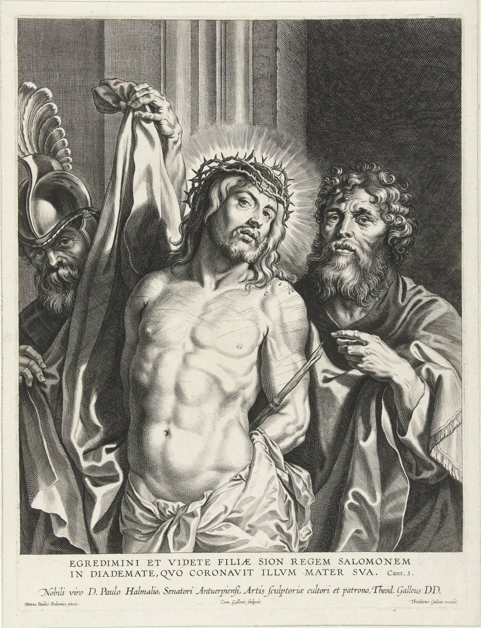 Cristo mostrado ao povo (Ecce Homo) de Cornelis Galle (I)