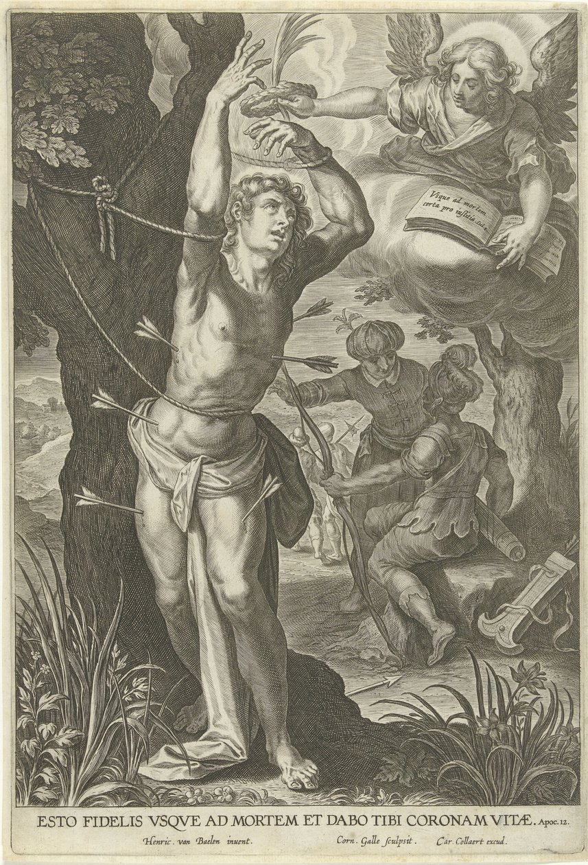 Tortura de São Sebastião de Cornelis Galle (I)
