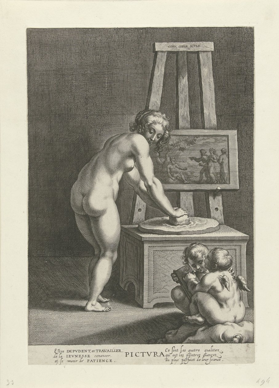 Pictura (a pintura) de Cornelis Galle (I)