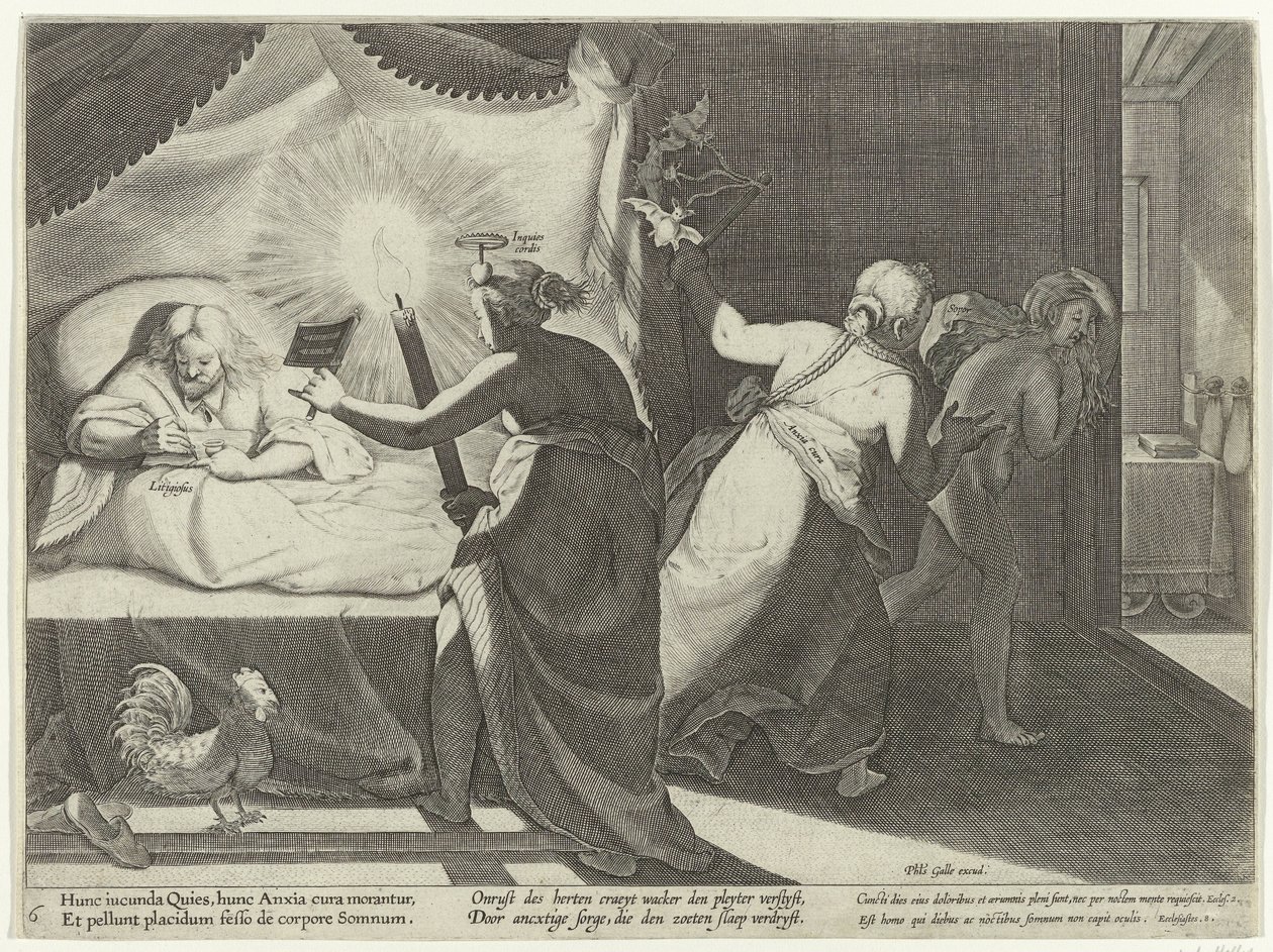 Noites sem dormir para o promotor Abuso em litígio (título da série) Litis Abusus (título da série) de Cornelis Galle (I)