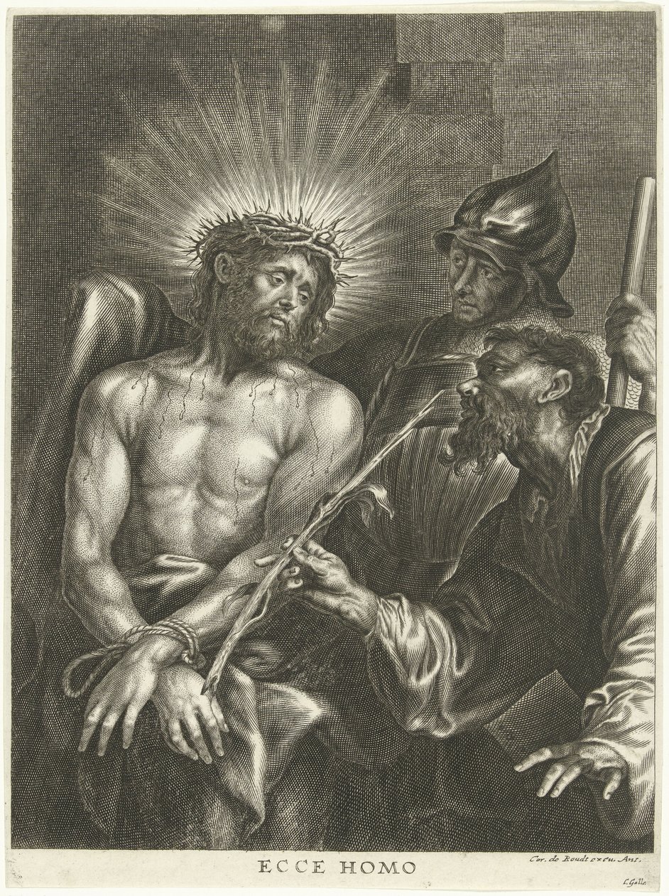 Cristo mostrado ao povo (Ecce Homo) de Cornelis Galle (II)