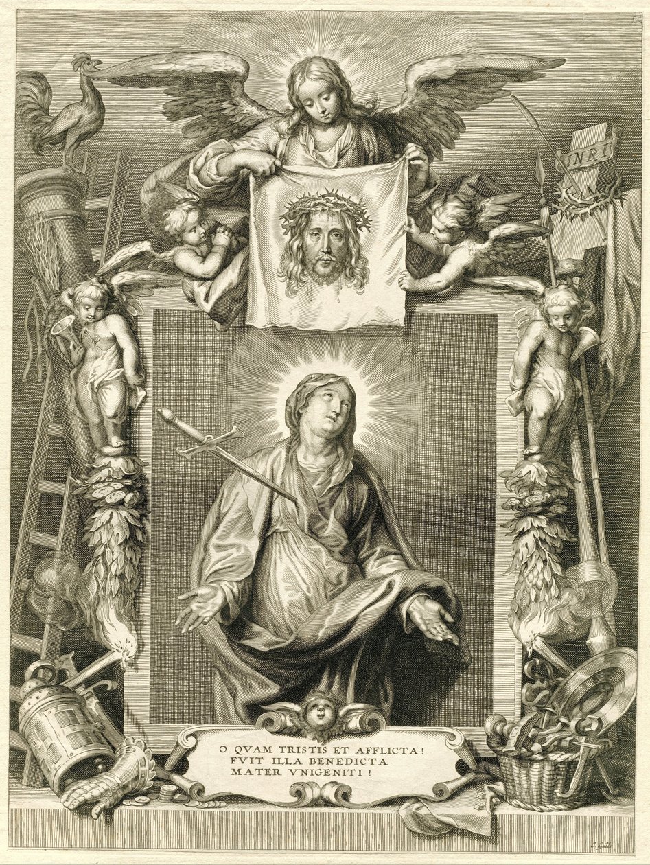 Maria na Mater Dolorosa de Cornelis Galle (II)