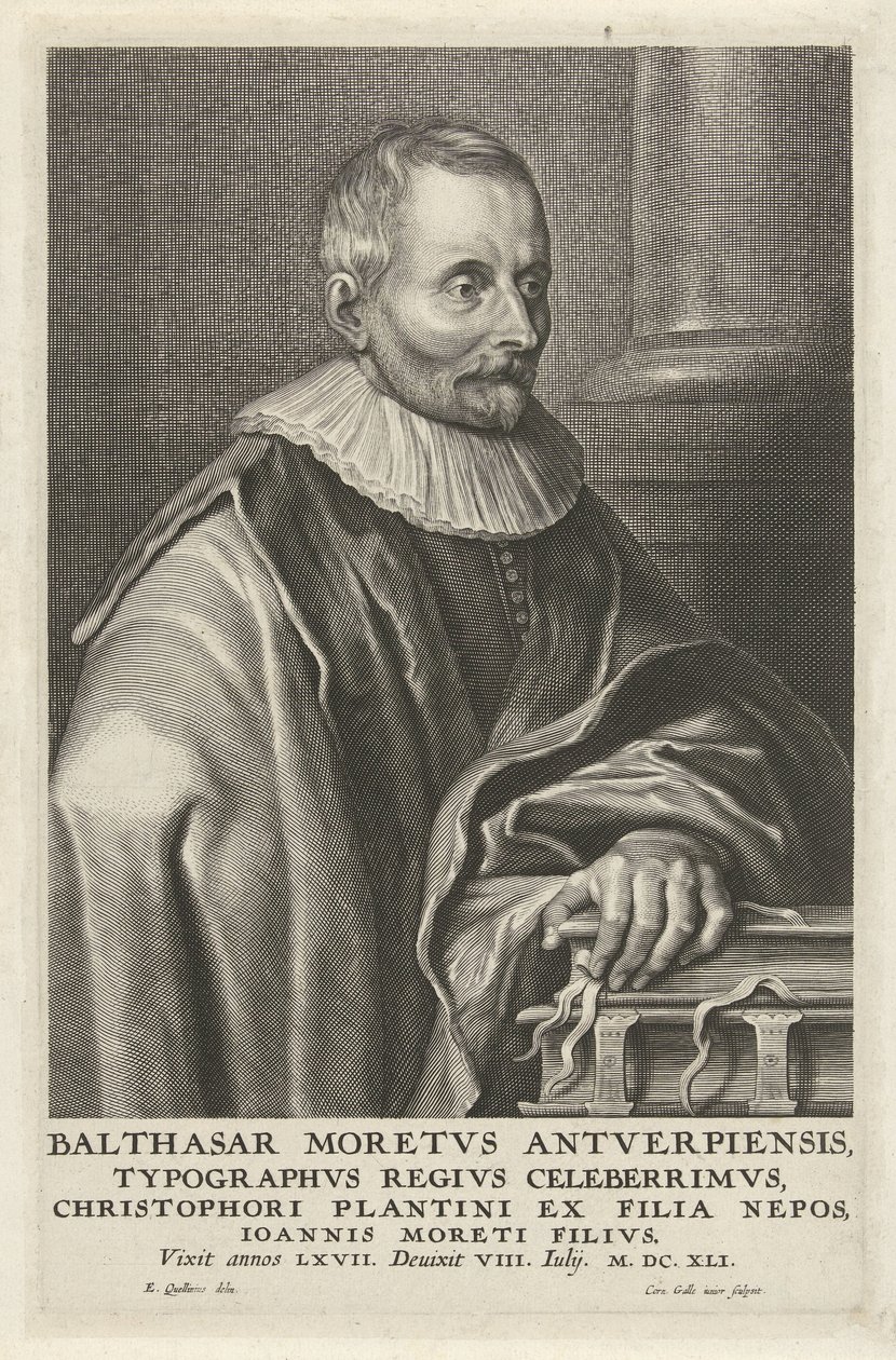 Retrato de Balthasar Moretus de Cornelis Galle (II)