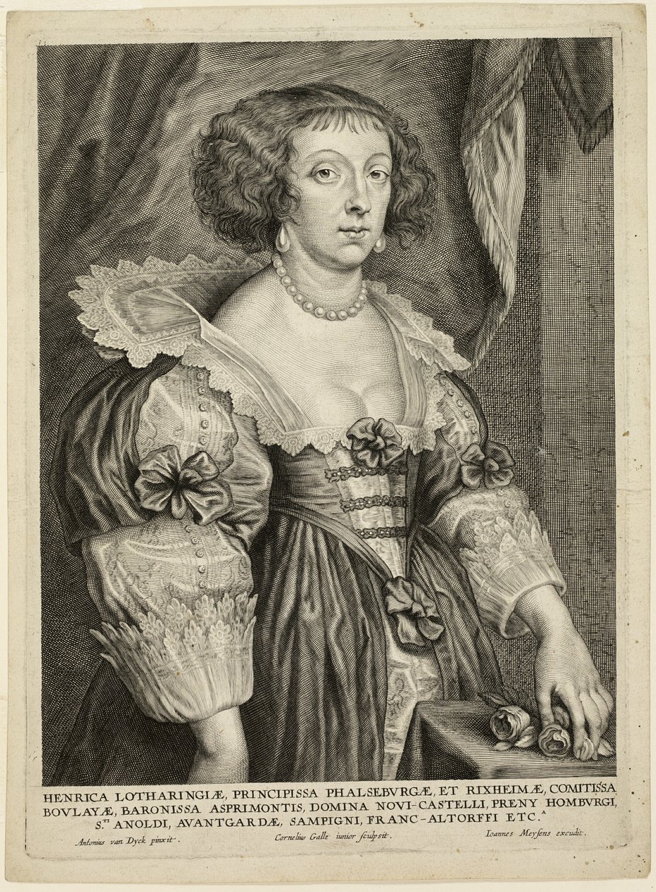 Henriette de Lorraine de Cornelis Galle II