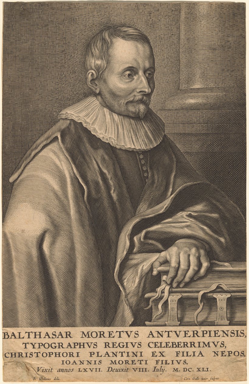 Balthasar Moretus de Antuérpia de Cornelis Galle I