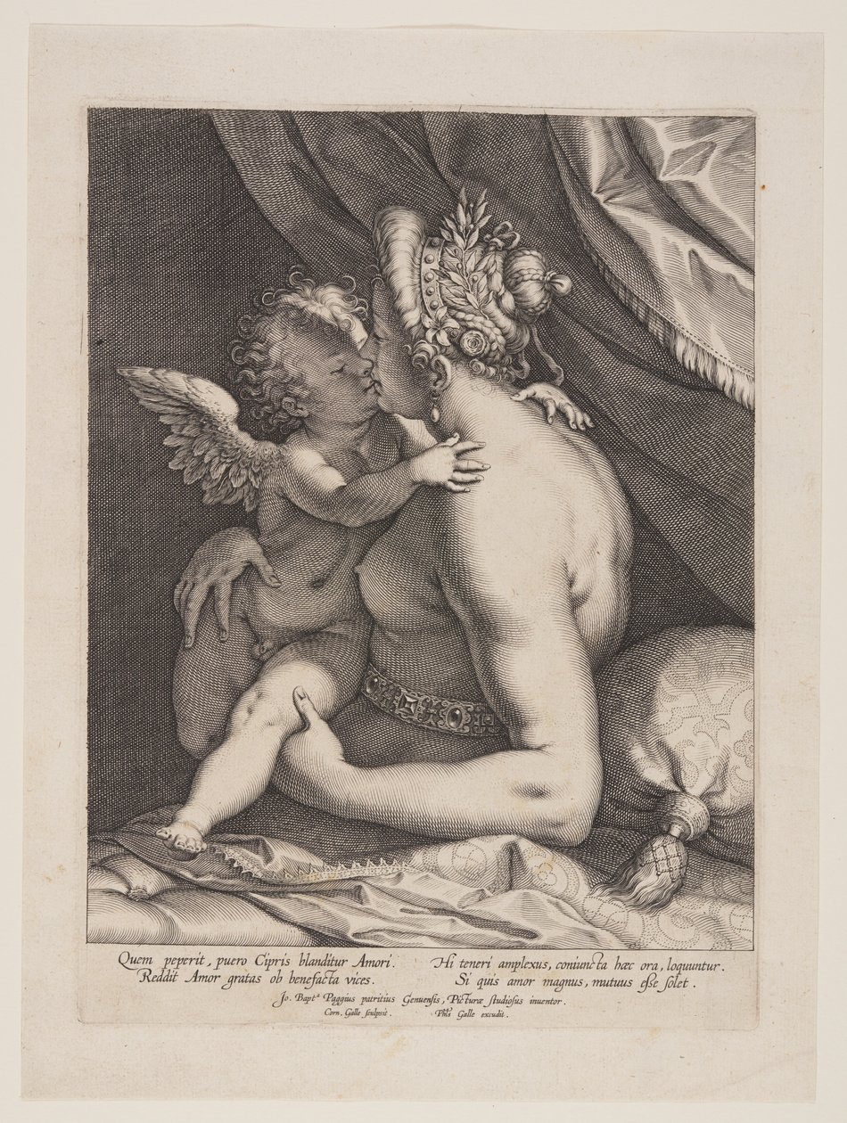 Vénus e Cupido de Cornelis Galle I