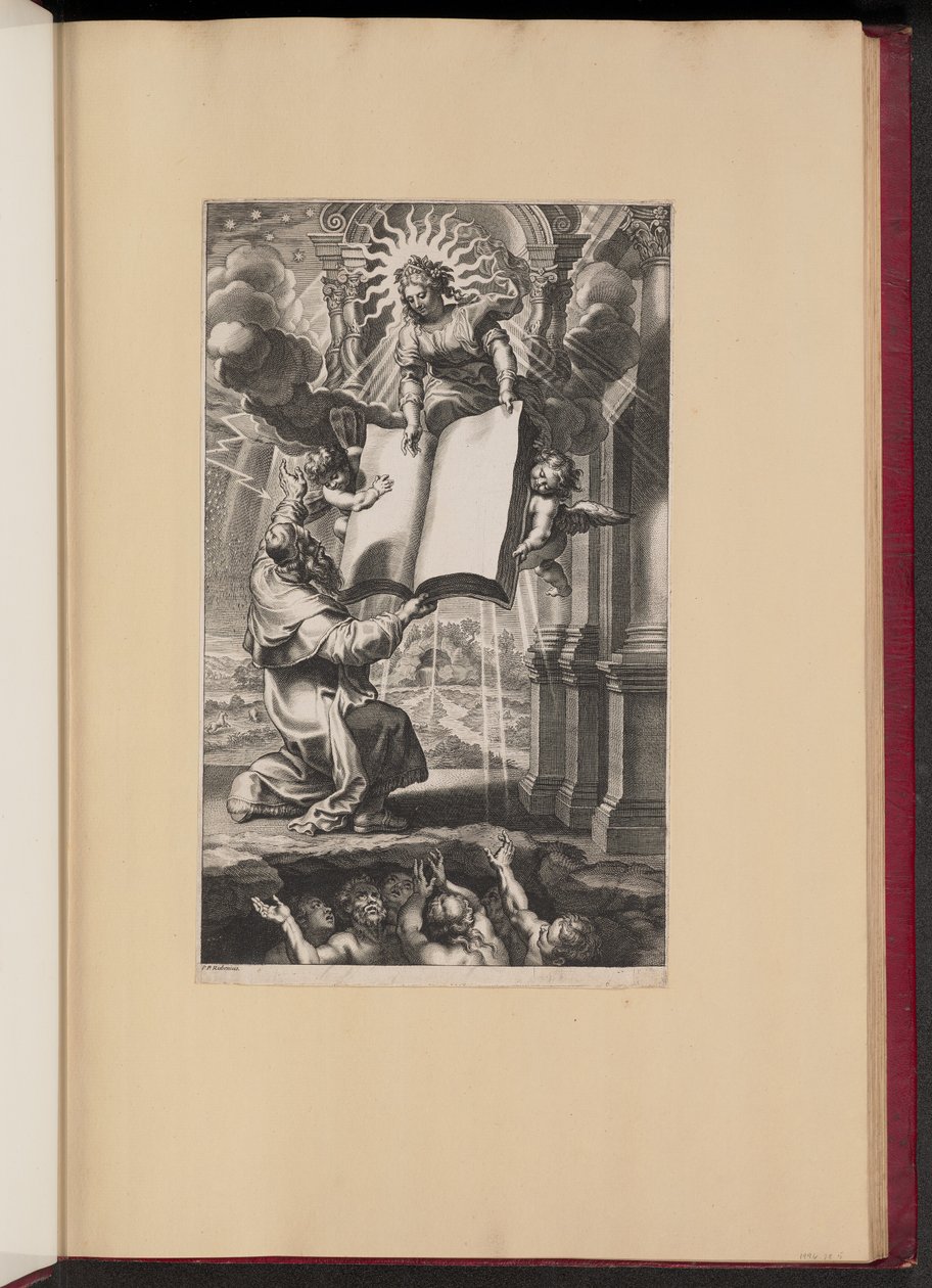 Página de rosto para "In Ecclesiasticvm Commentarivs..." de Olivier Boonaerts de Cornelis Galle I after Sir Peter Paul Rubens