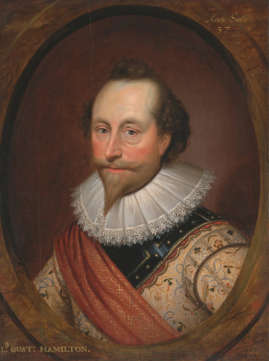 Retrato de Sir Alexander Temple, 1620 de Cornelis Janssens van Ceulen