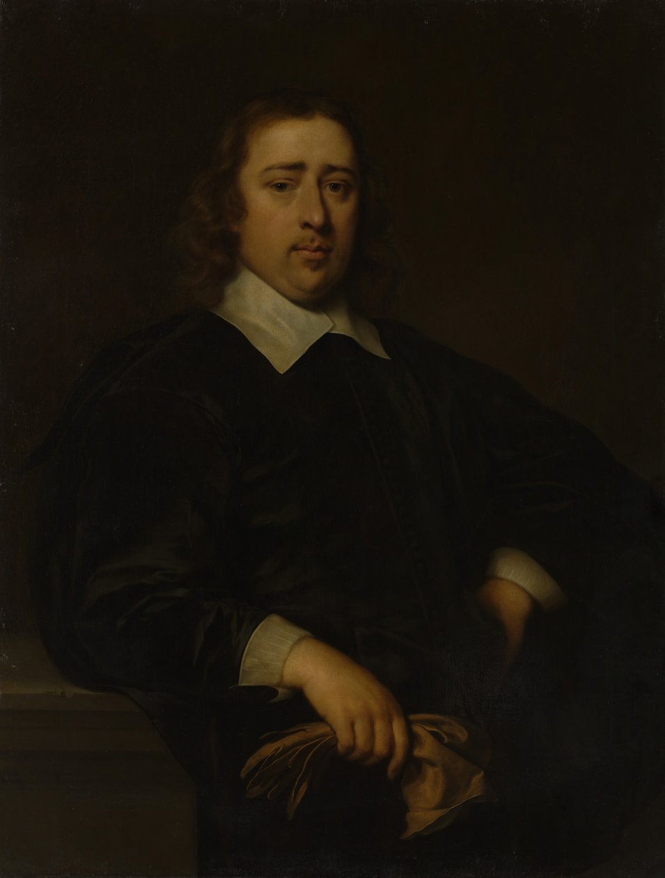 Retrato de um homem, 1648. de Cornelis Janssens van Ceulen