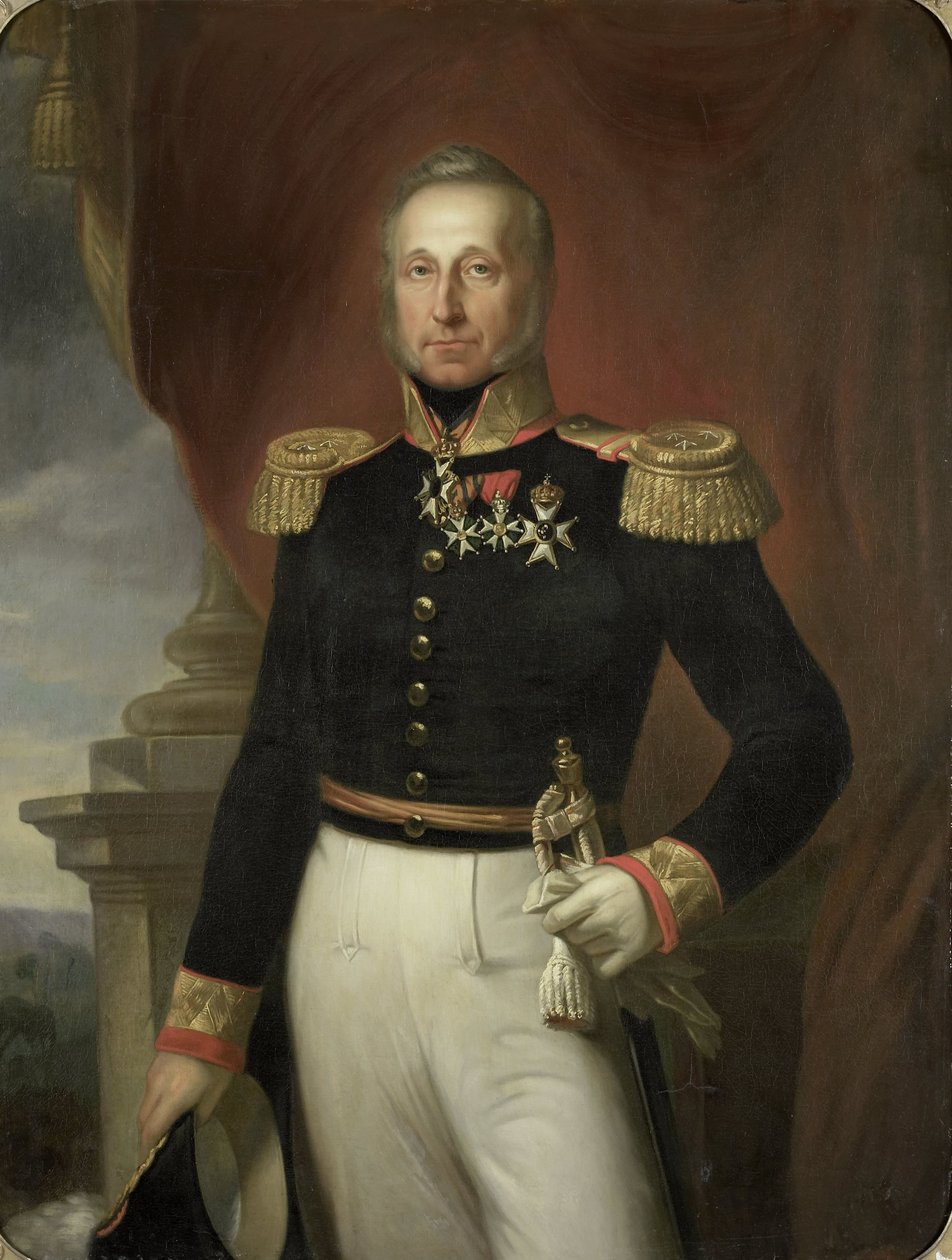 Retrato de Dominique Jacques de Eerens, governador-geral das Índias Orientais Holandesas de Cornelis Kruseman (copy after)