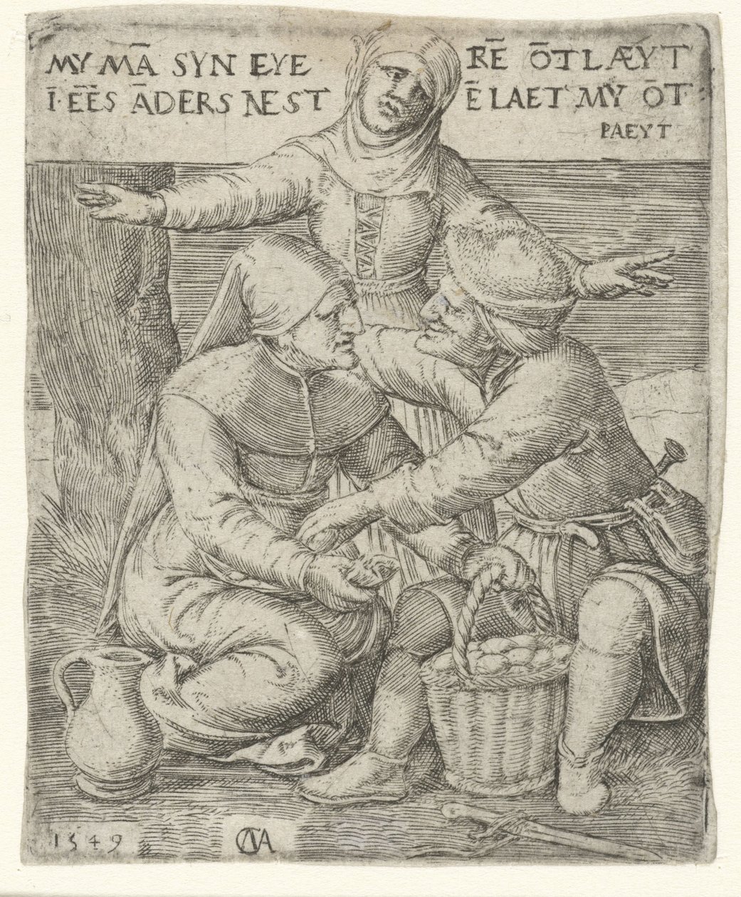 Alegoria de adultério de Cornelis Massijs