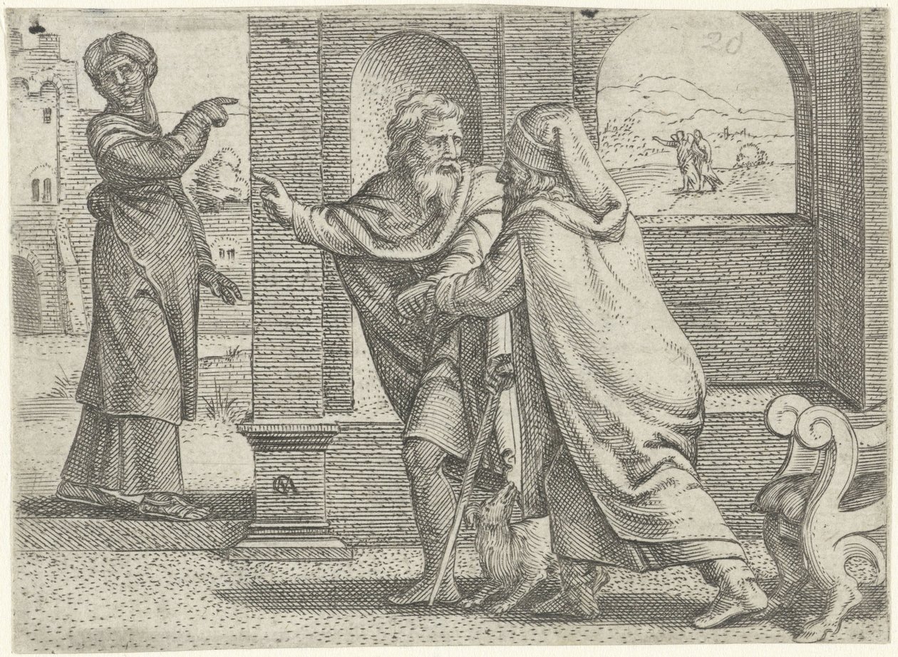 Retorno de Tobias História de Tobias (título da série) de Cornelis Massijs