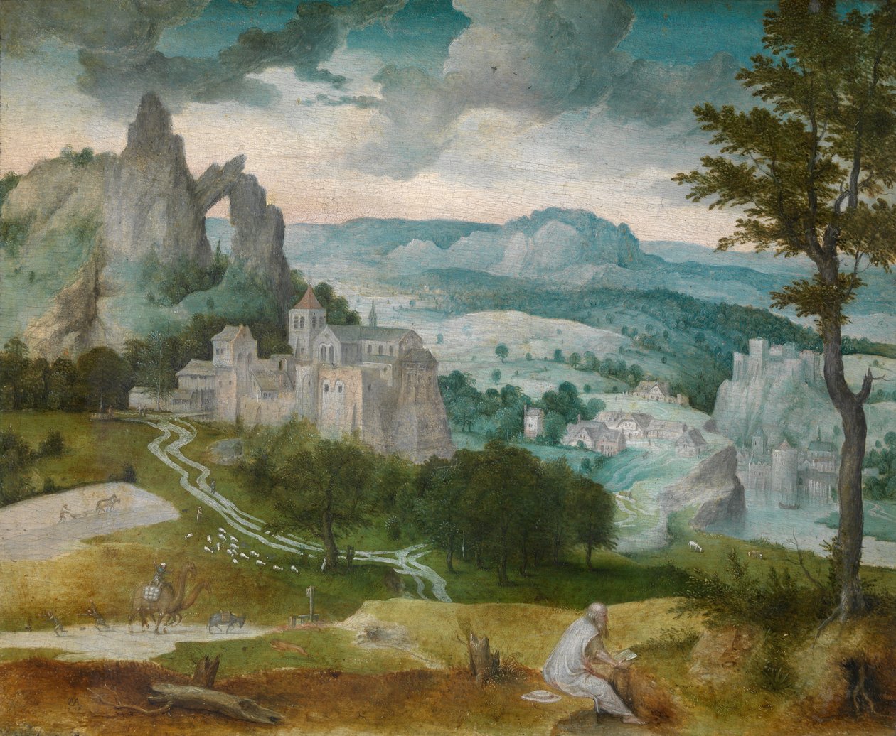 Paisagem com São Jerónimo de Cornelis Massys