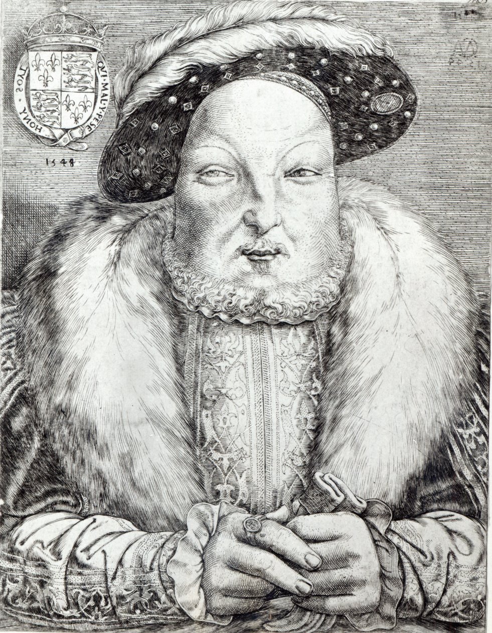 Retrato de Henrique VIII, 1548 de Cornelis Massys