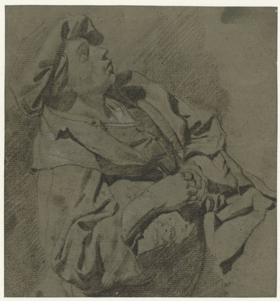 Rapaz de boina, inclinando-se para trás de Cornelis Pietersz. Bega