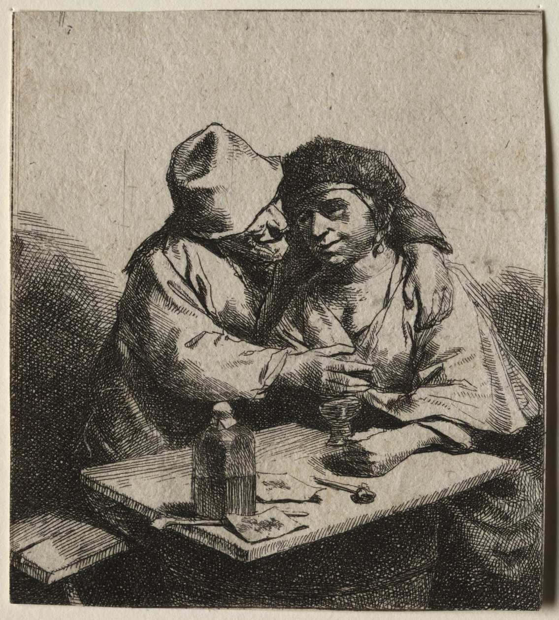 O casal amoroso. de Cornelis Pietersz Bega