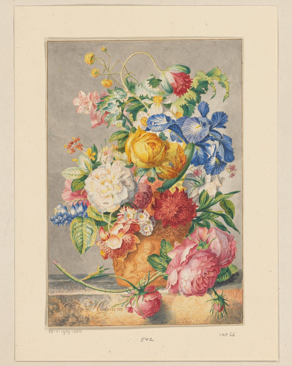 Flor ainda vida de Cornelis Ploos van Amstel