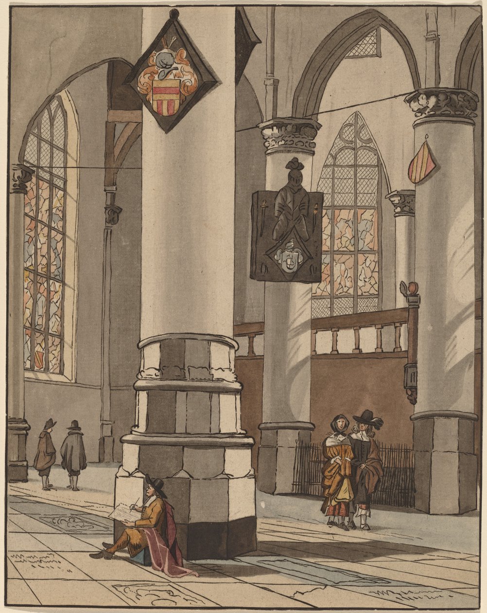 Interior da Igreja de Cornelis Ploos van Amstel
