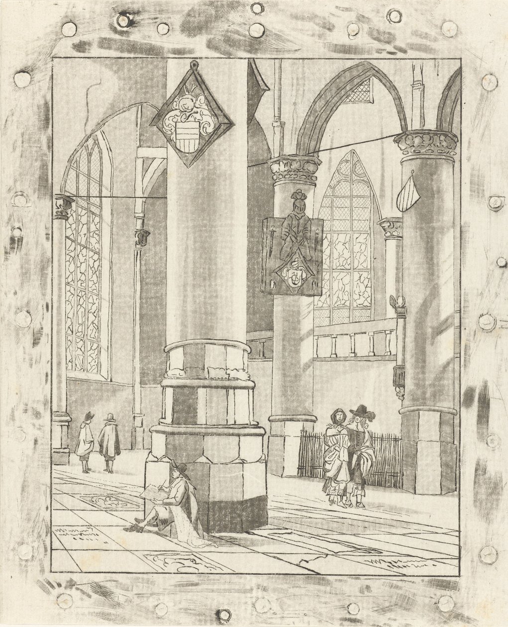 Kerkinterieur de Cornelis Ploos van Amstel