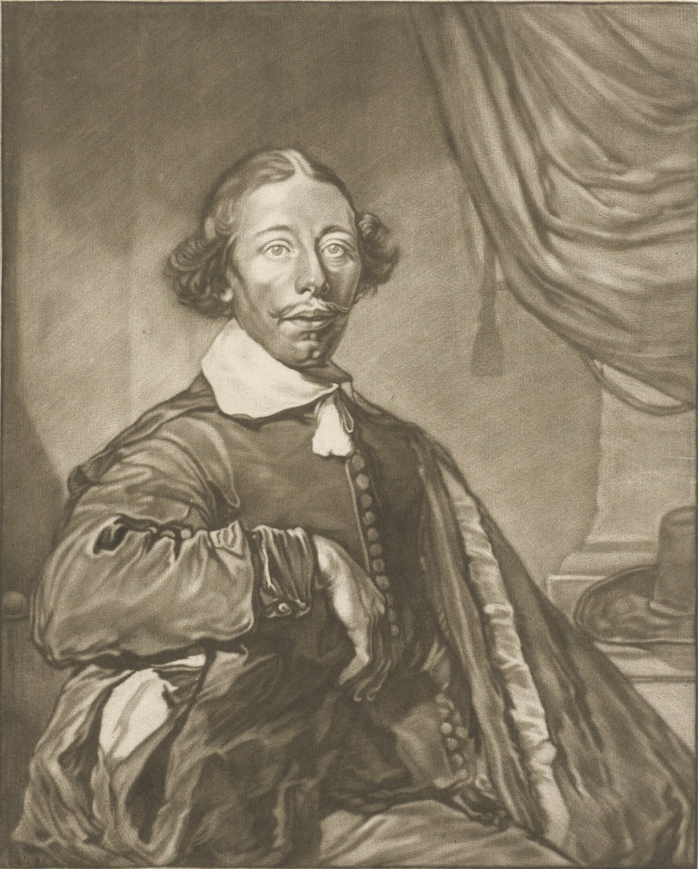 Retrato de um homem de Cornelis Ploos van Amstel