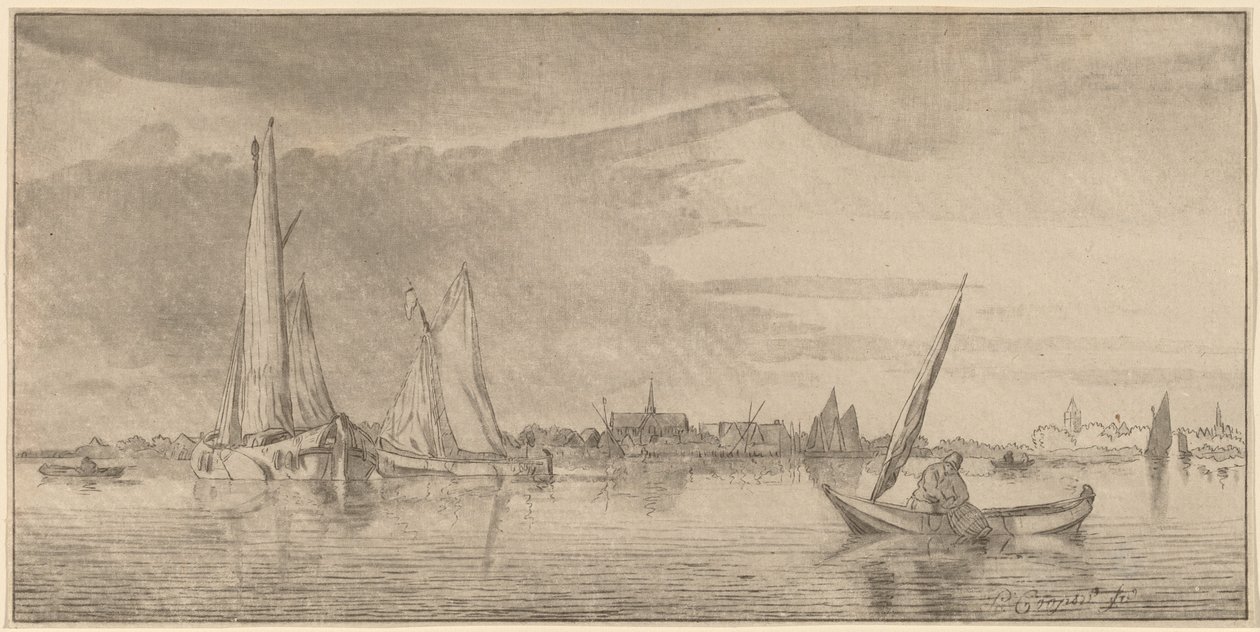Rio com cidade de Cornelis Ploos van Amstel