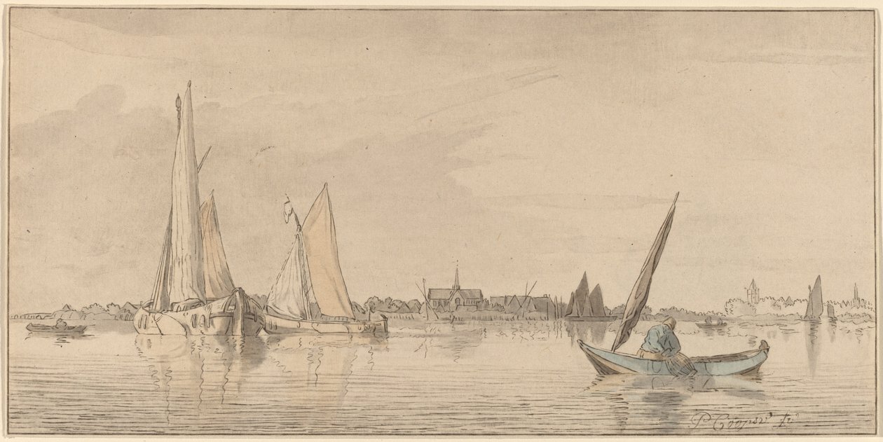 Rio com cidade de Cornelis Ploos van Amstel