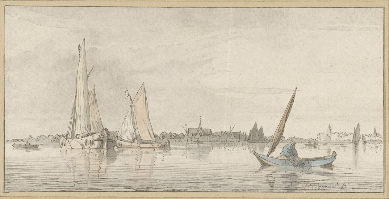 vista do rio de Cornelis Ploos van Amstel