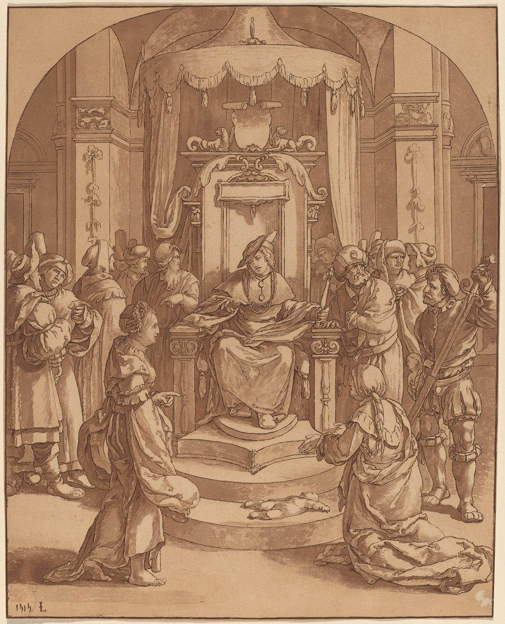 O julgamento de Salomão de Cornelis Ploos van Amstel